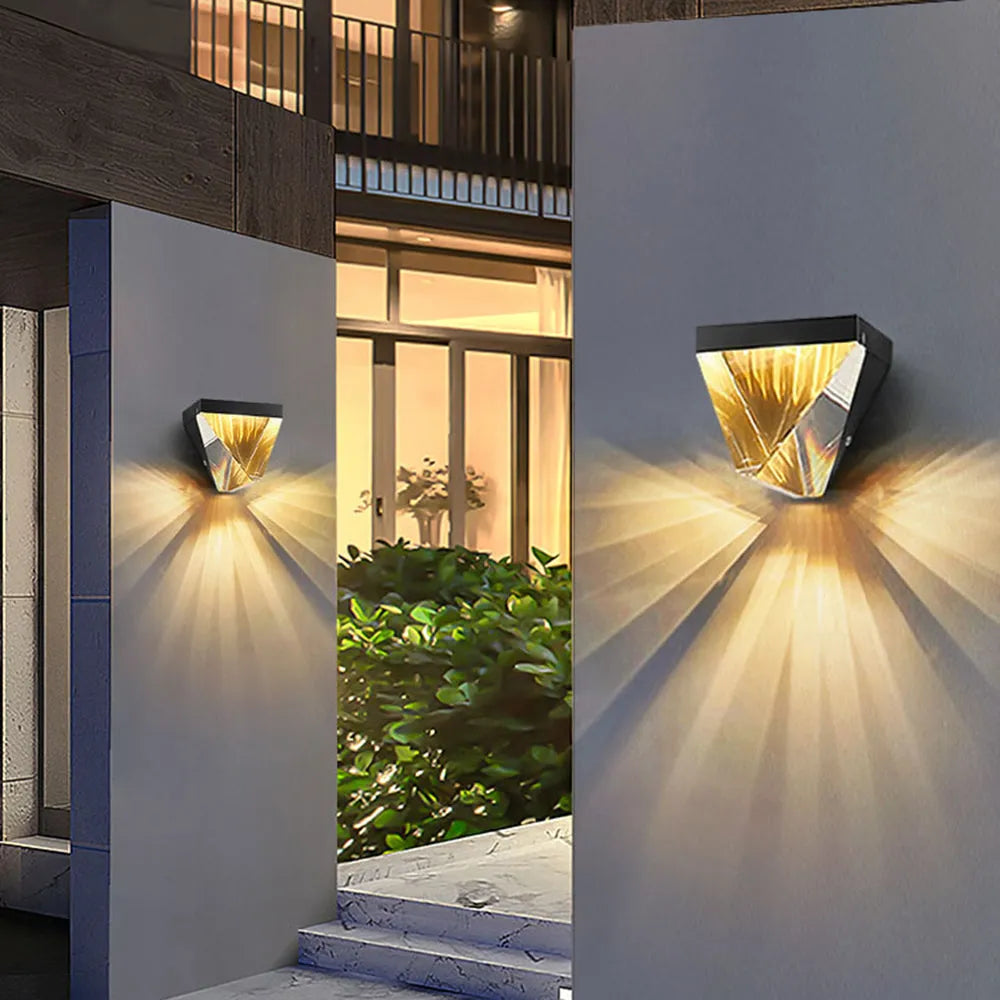 Norevia Wall Lamp Waterproof Diamond /Crystal Outdoor-Neutral Decor