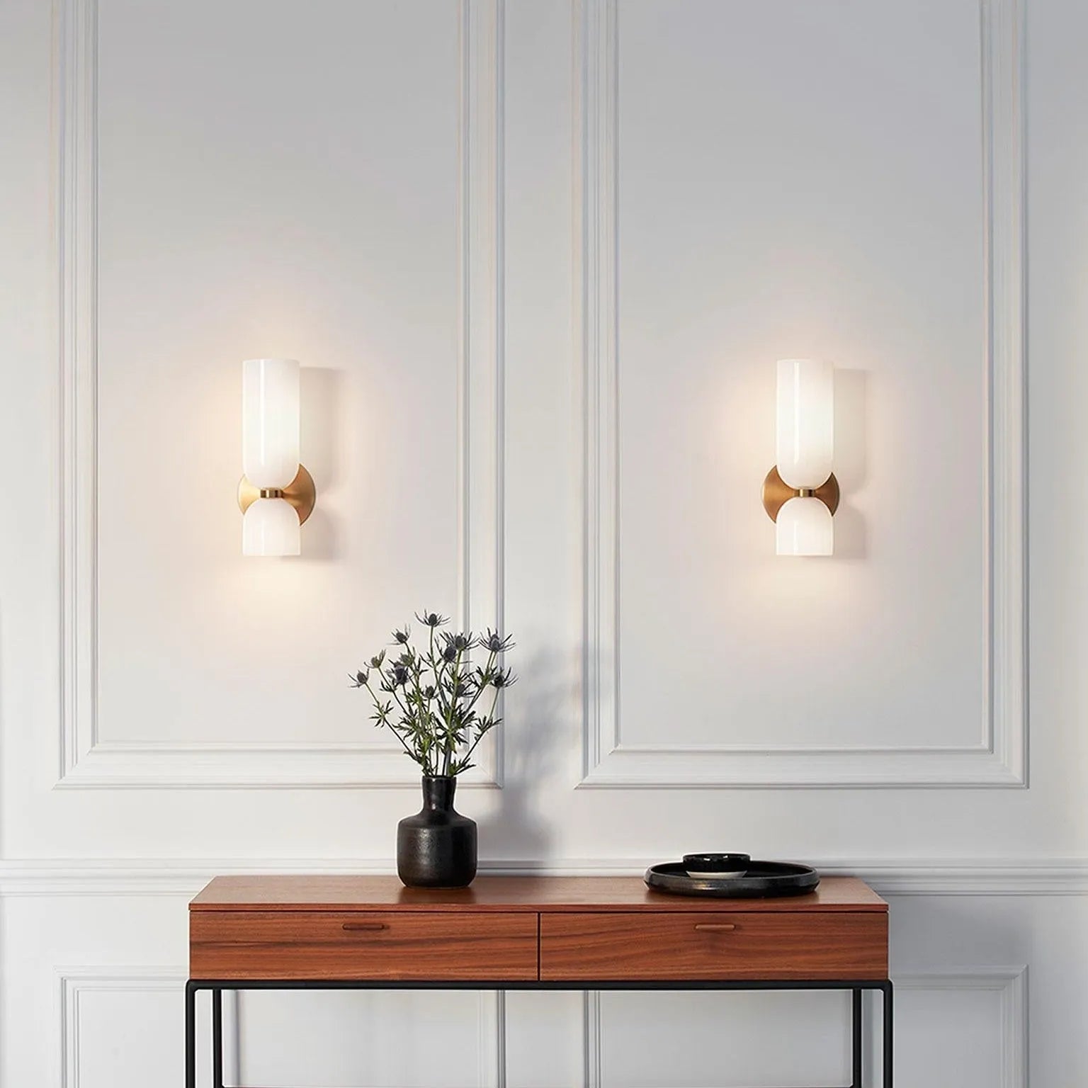 Sorvian Wall Lamp Sconce Glass Tube-Neutral Decor