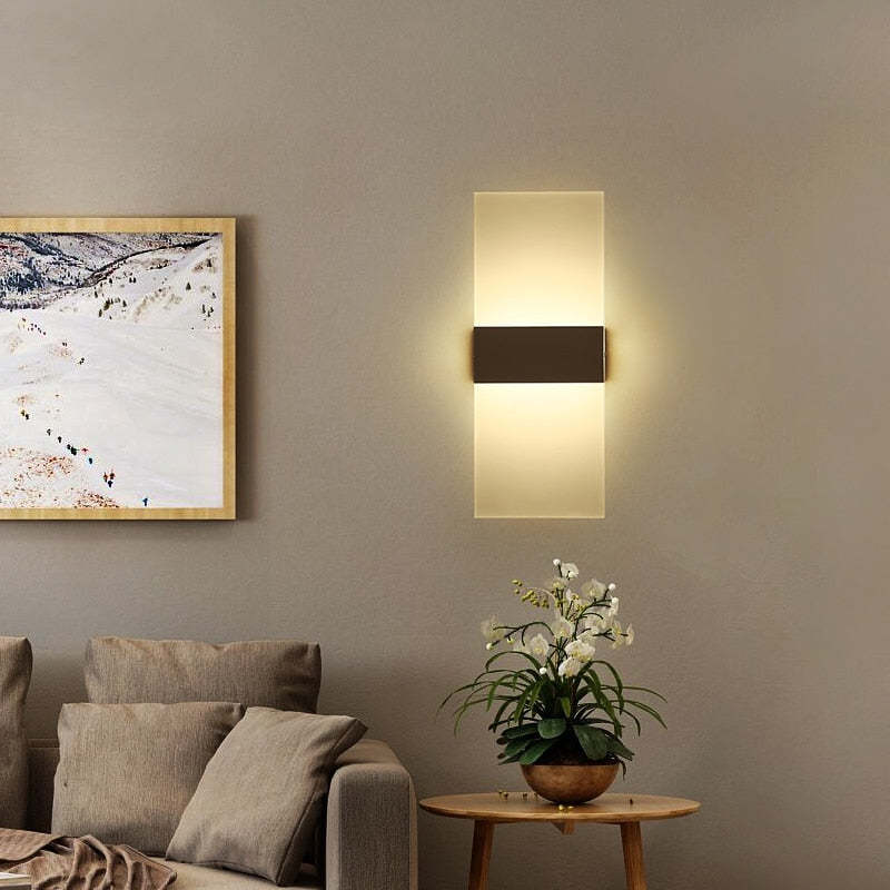 Jokekim Rectangular Wall Lamp, 3 Colour