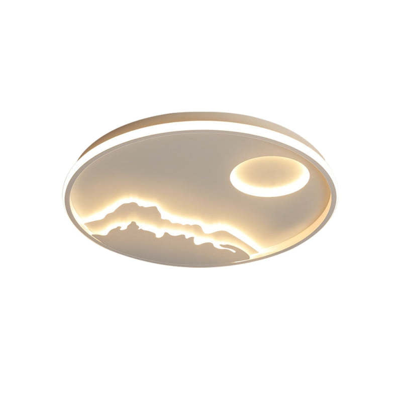 Kopikus Mountain View Flush Mount Ceiling Light