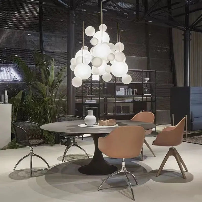 Tigitus Modern Bubble Cluster Pendant Light Gold