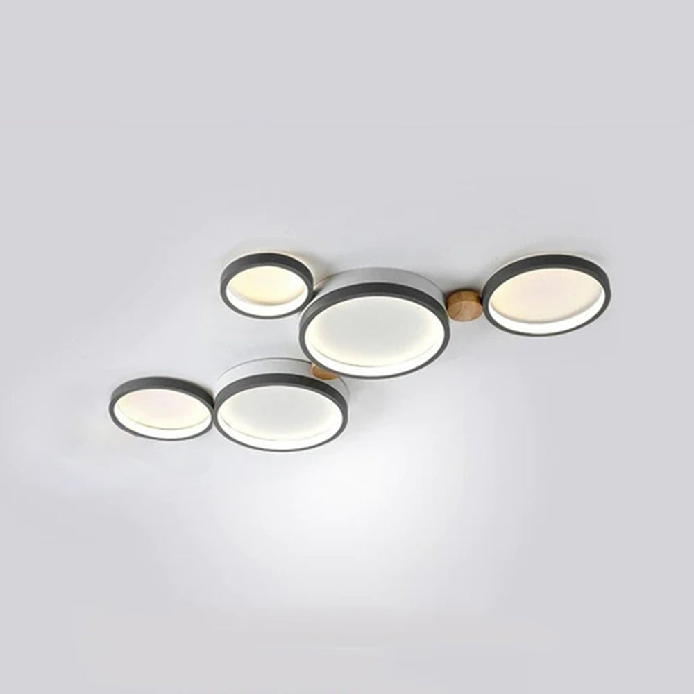 Famitok Round Flush Mount Ceiling Light 3 Colour 3/4/5/6/7 Heads
