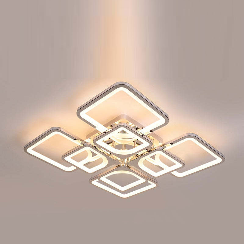 Kemukod Modern Square Flush Mount Ceiling Light