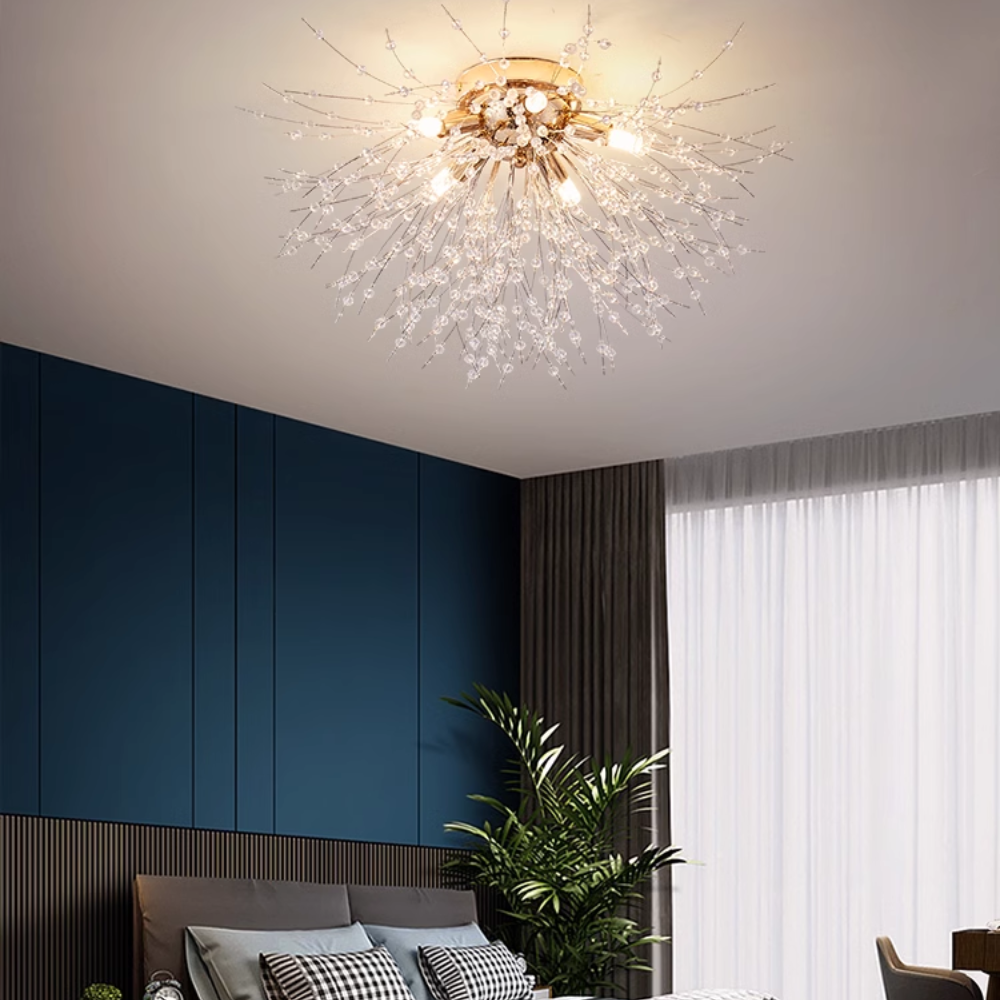Lirex Vintage Pendant Light Dandelion firework-Neutral Decor
