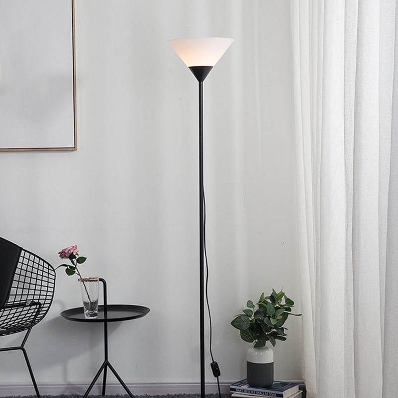 Zatenim Modern Cup Floor Lamp, Multi Colors, Metal/