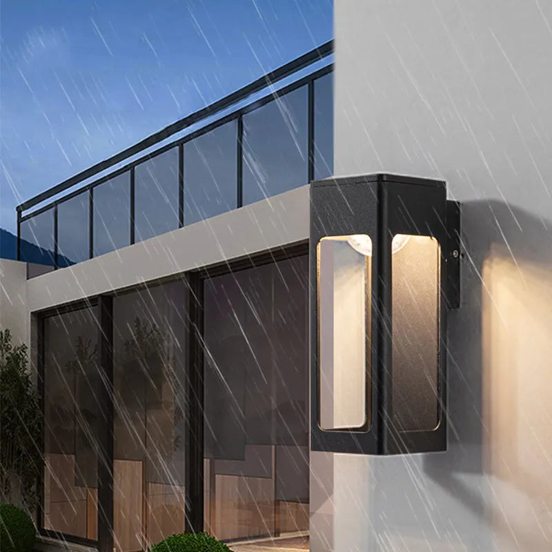 Teniq Modern Waterproof Minimalist Geometric Outdoor Wall Light-Neutral Decor