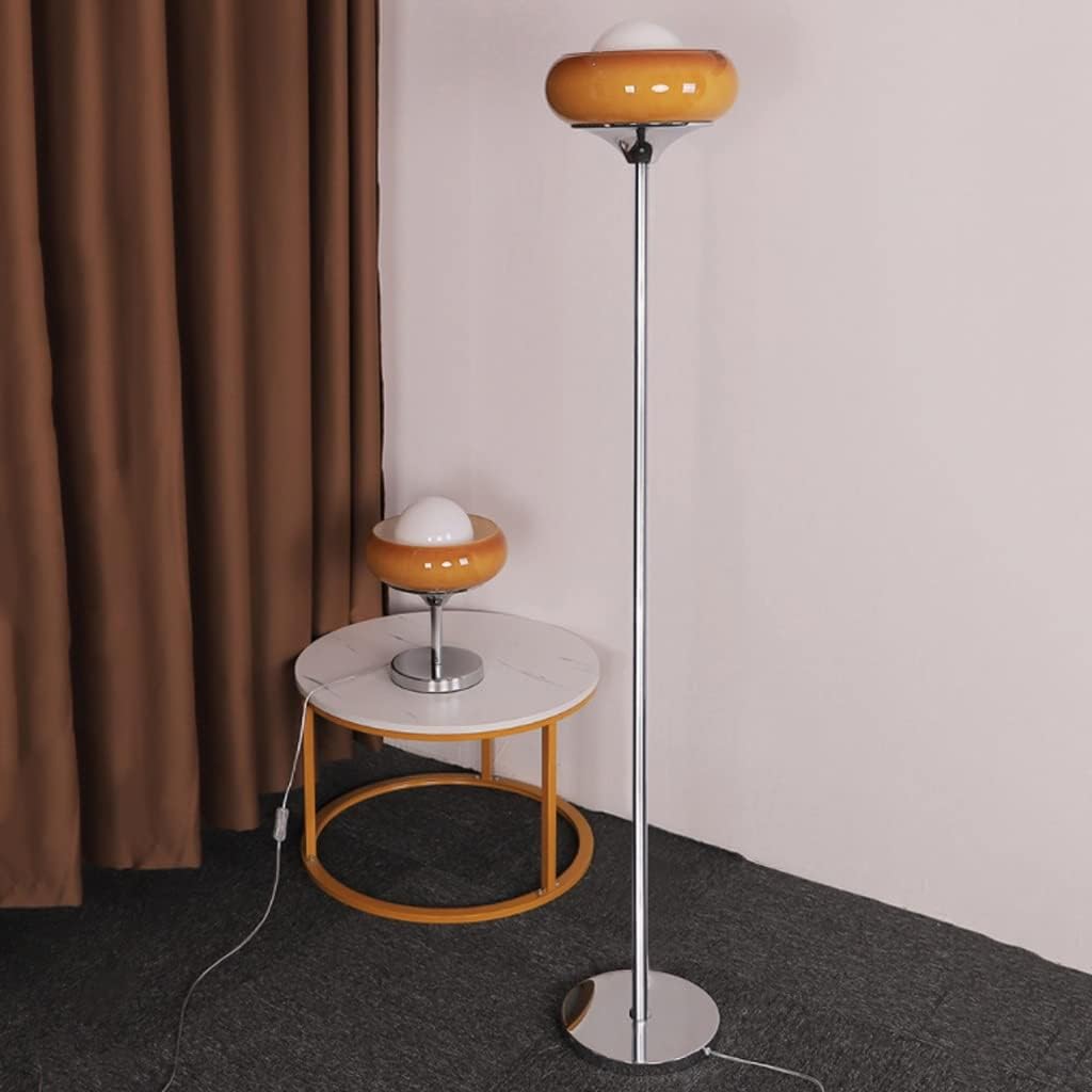Libegek Modern Stained Glass Tall Floor Lamp