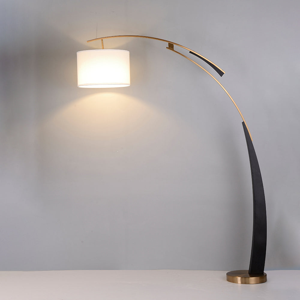 Hipituk Floor Lamp 3 Color Temperature Switchable, Artificial Fabric/Metal