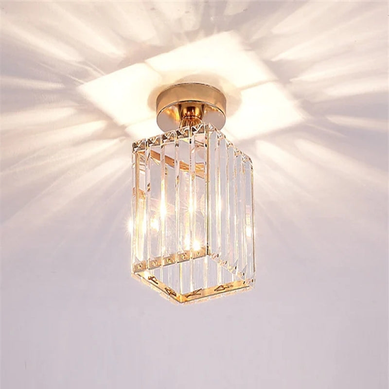 Cerin Modern /Crystal Ceiling Light, 3 Colors-Neutral Decor