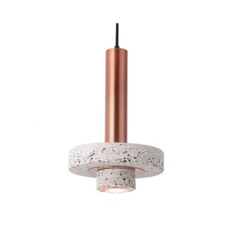 Fasekom Modern LED Art Deco Colorful Pendant Light, Terrazzo