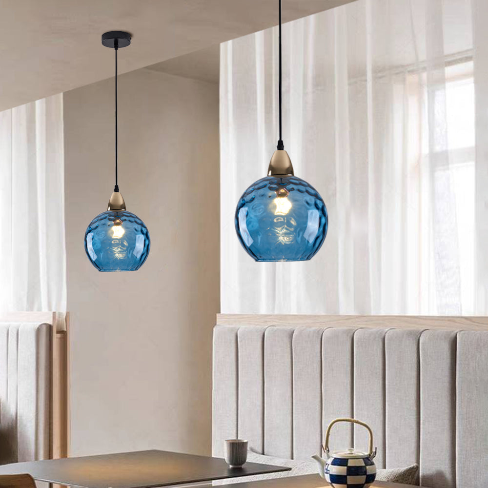 Avo Ripple Glass Pendant Lights-Neutral Decor
