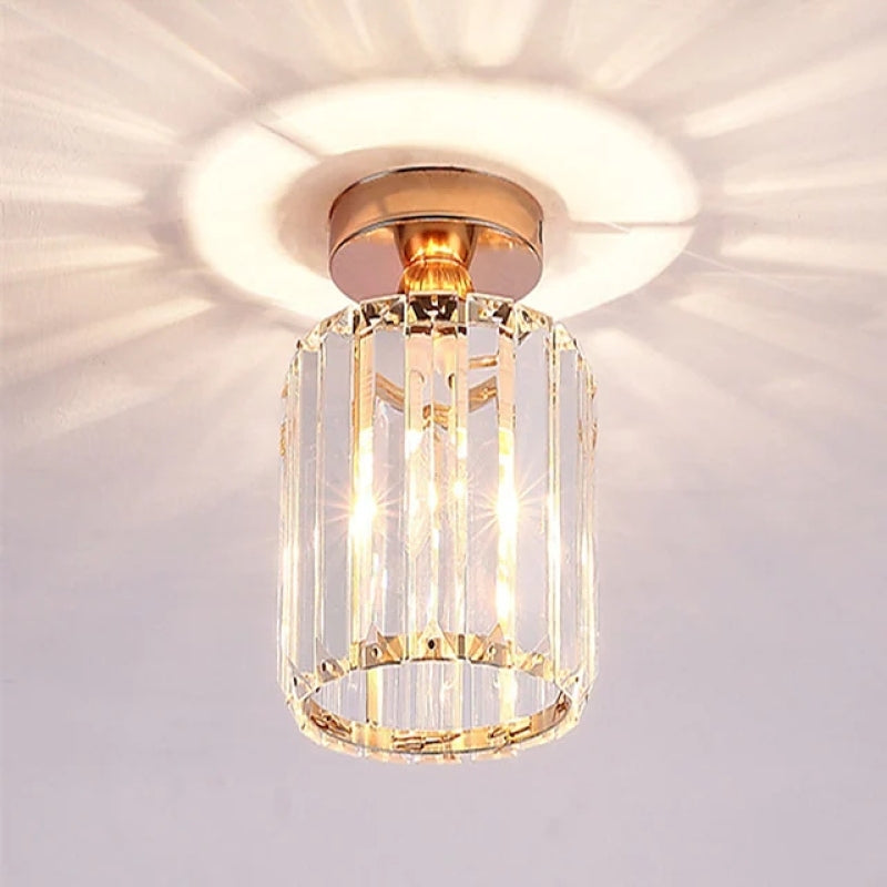 Cerin Modern /Crystal Ceiling Light, 3 Colors-Neutral Decor
