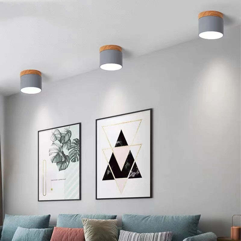 Luxin Cylindrical Flush Mount Ceiling Light-Neutral Decor