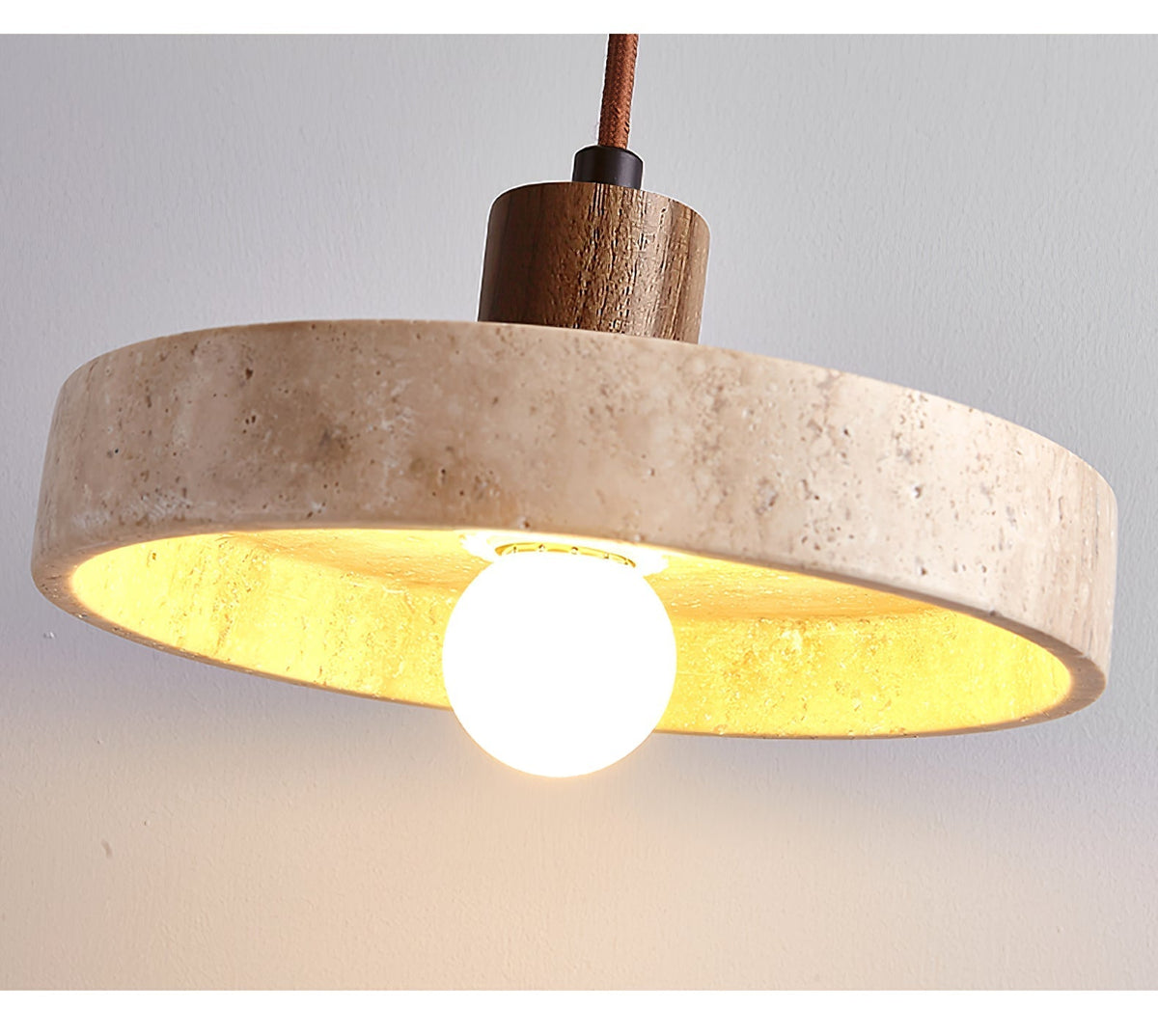 Evvynor Travertine Pendant Light