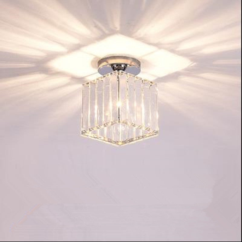 Cerin Modern /Crystal Ceiling Light, 3 Colors-Neutral Decor