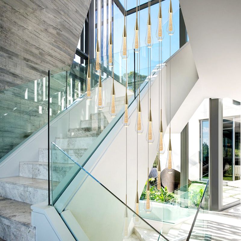Orlith Pendant Light Gold Crystal-Neutral Decor