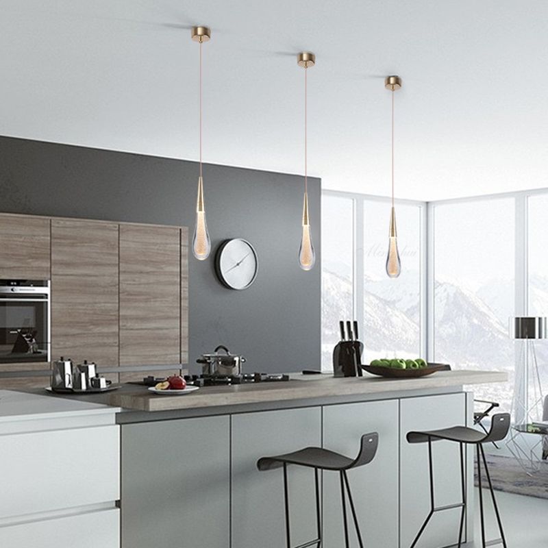 Orlith Pendant Light Gold Crystal-Neutral Decor