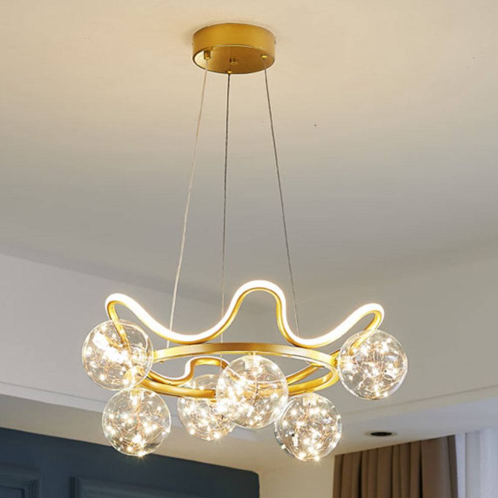 Nomamuk Nordic Creative Star Pendant Light Metal Living Room/Restaurant