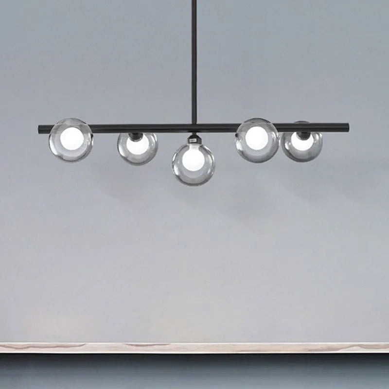 Lumirel Pendant Light Linear Bubble Glass-Neutral Decor