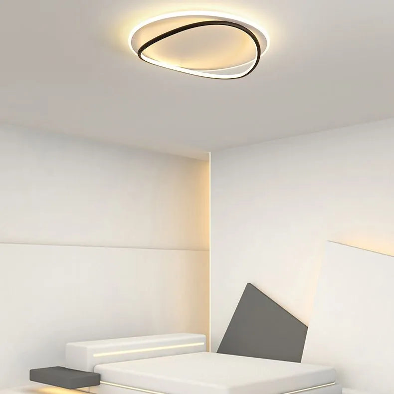Tavogot Minimalist Ring Modernom Flush Mount Ceiling Light