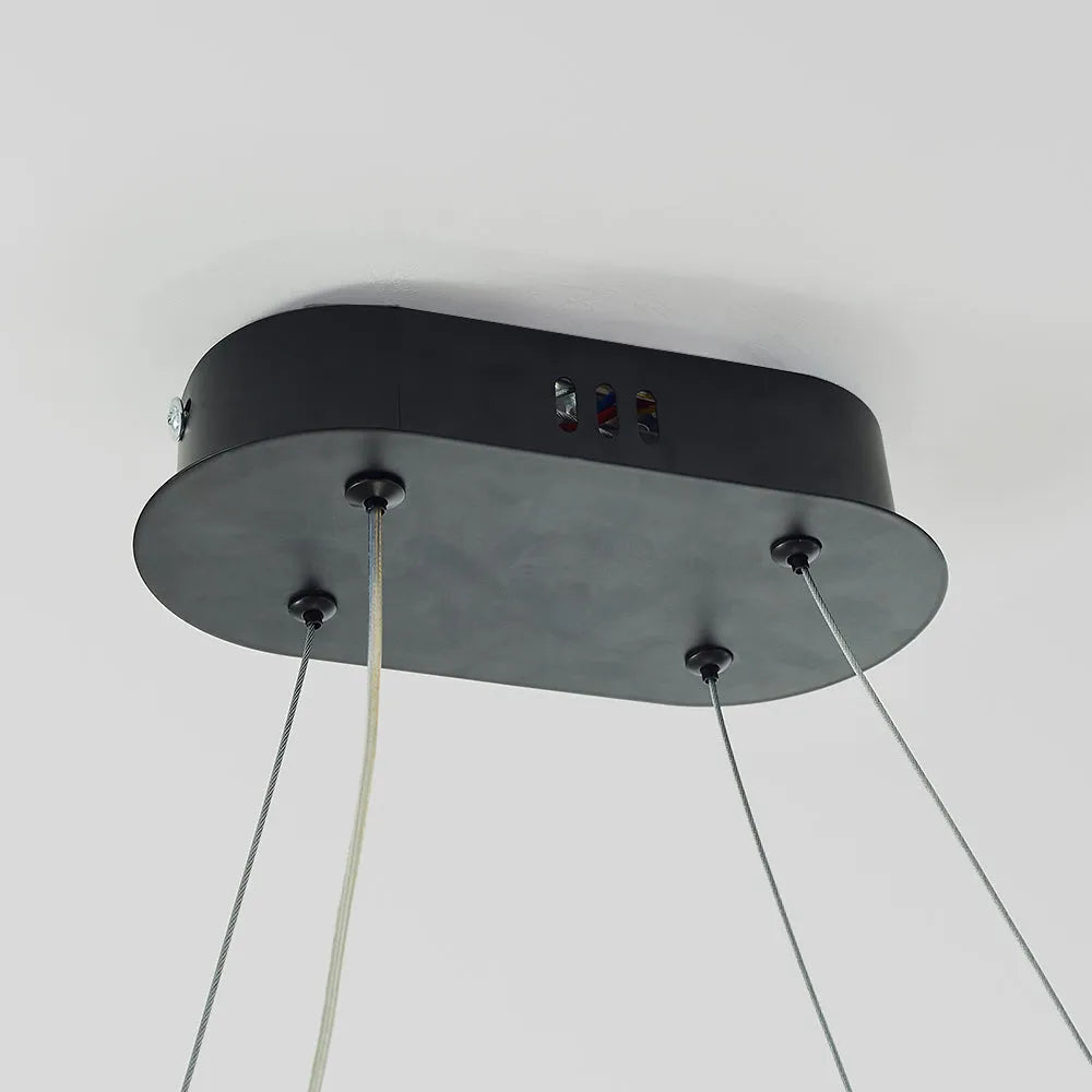 Avenor Minimalist Oval Interior Hanging Pendant Light-Neutral Decor