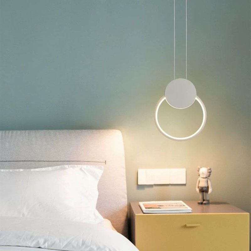 Kori Modern LED Pendant Light Black/White Living Room-Neutral Decor