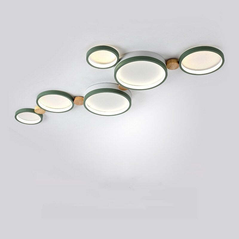 Famitok Round Flush Mount Ceiling Light 3 Colour 3/4/5/6/7 Heads