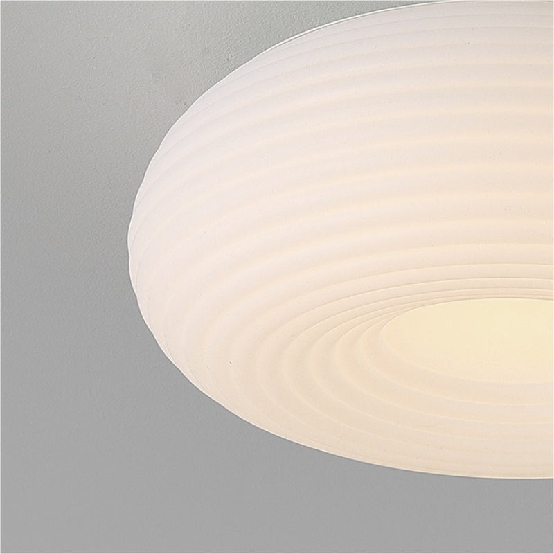 Bidubem Flush Mount Ceiling Light Modern, Metal/, White, Bedroom