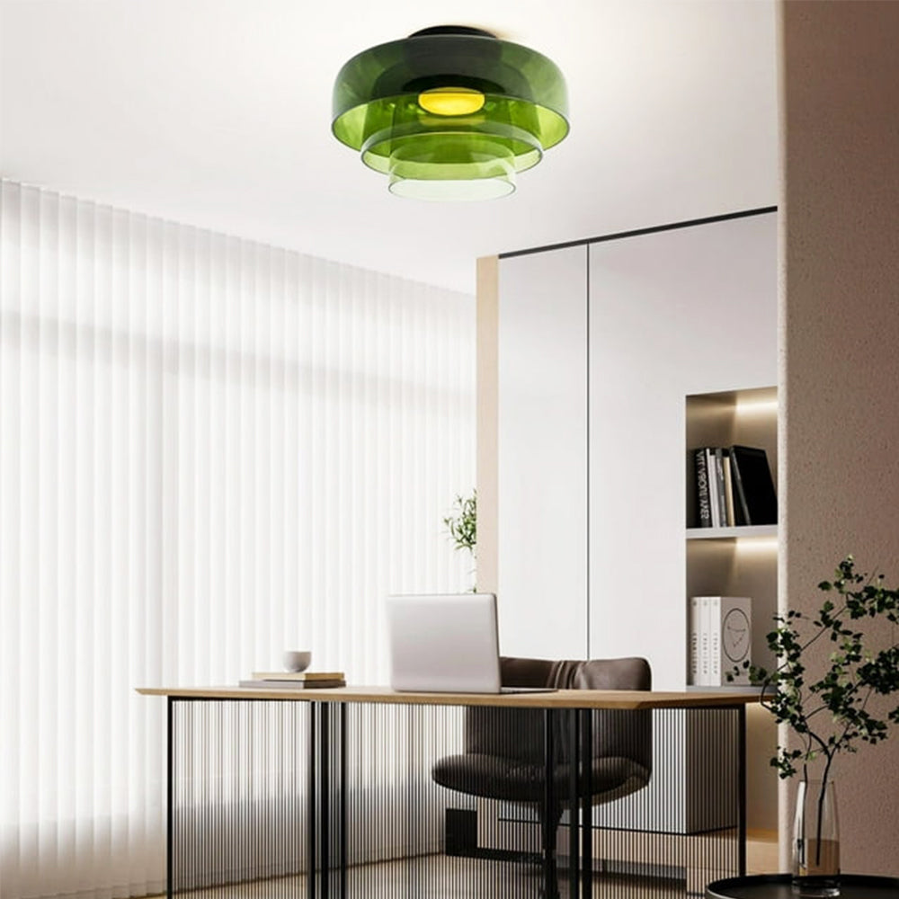 Rugogalu Modern Simple Creative Glass Flush Mount Ceiling Light