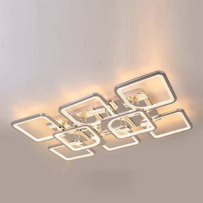 Kemukod Modern Square Flush Mount Ceiling Light