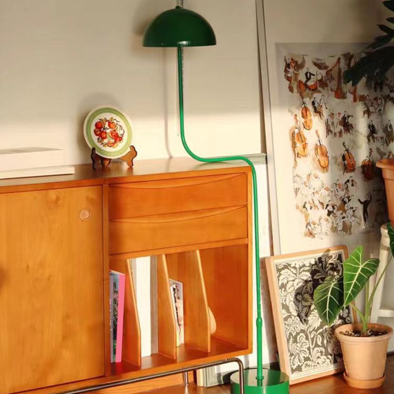 Tikolot Floor Lamp Mushroom Middle Ancient, Arc Metal, Green, Dining Room