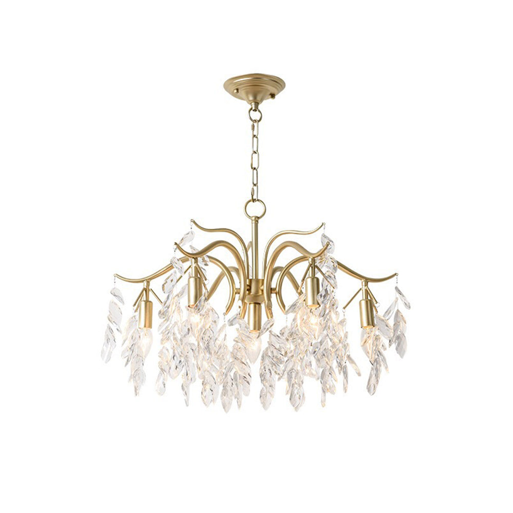 Roduger Luxury Wisteria Flower Crystal Chandelier