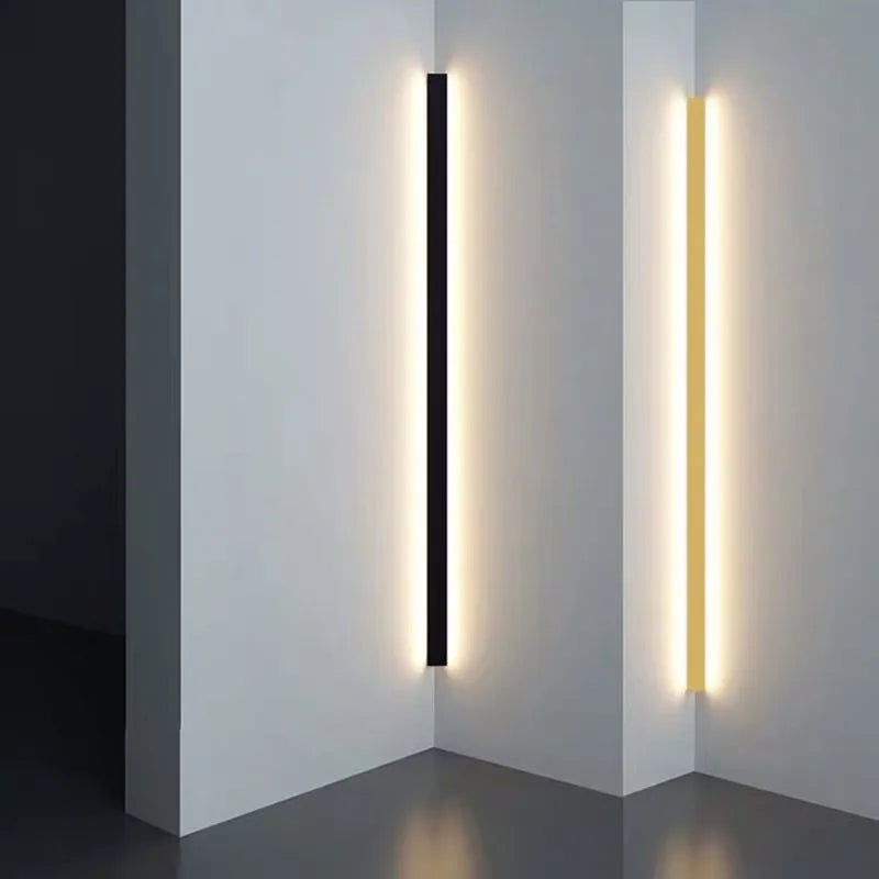 Arveno Wall Lamp Minimalist Linear Gold/Black/White-Neutral Decor