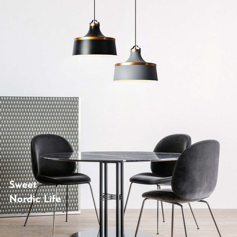 Bipeder Modern Colorful Single Pendant Light, Metal Shade