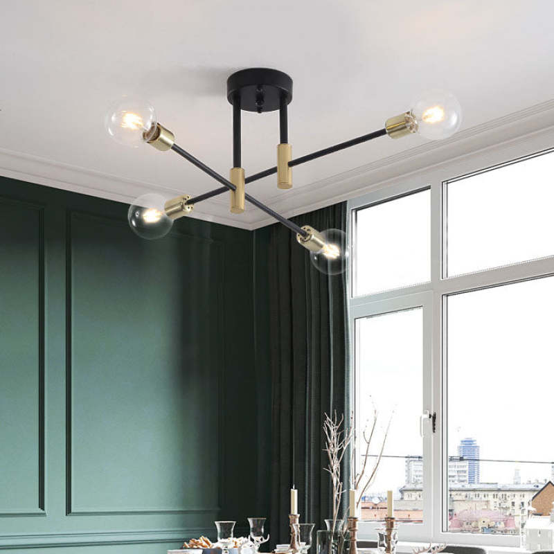 Bori Retro Satellite Shape Ceiling Light-Neutral Decor