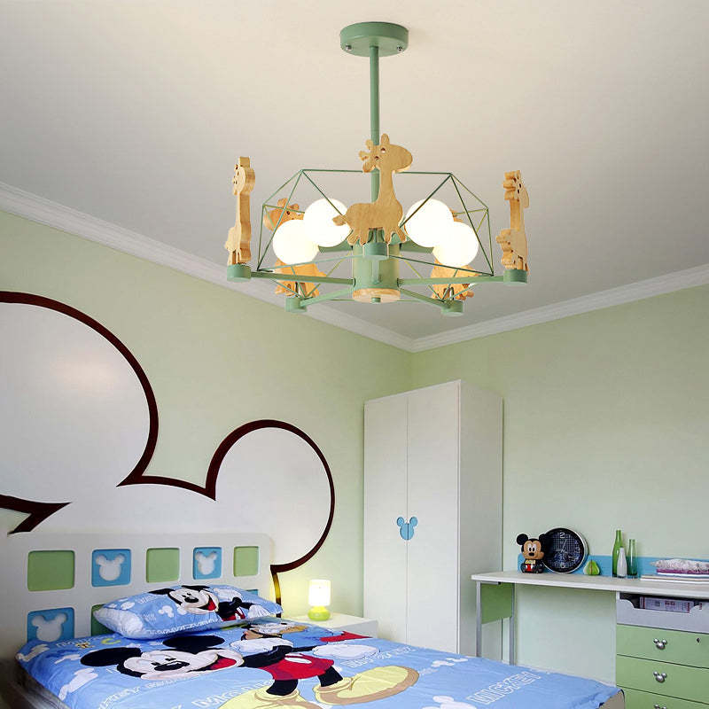 Vosabis Giraffes LED Flush Mount Ceiling Light