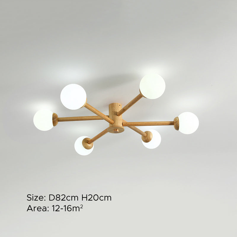 Coselit Ceiling Light, Dimmable 6/8 Head