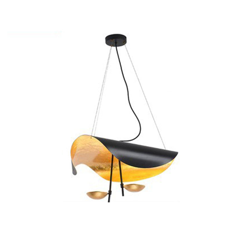 Maleres Pendant Light 3 Colour, Gold Foil Pendant Lights