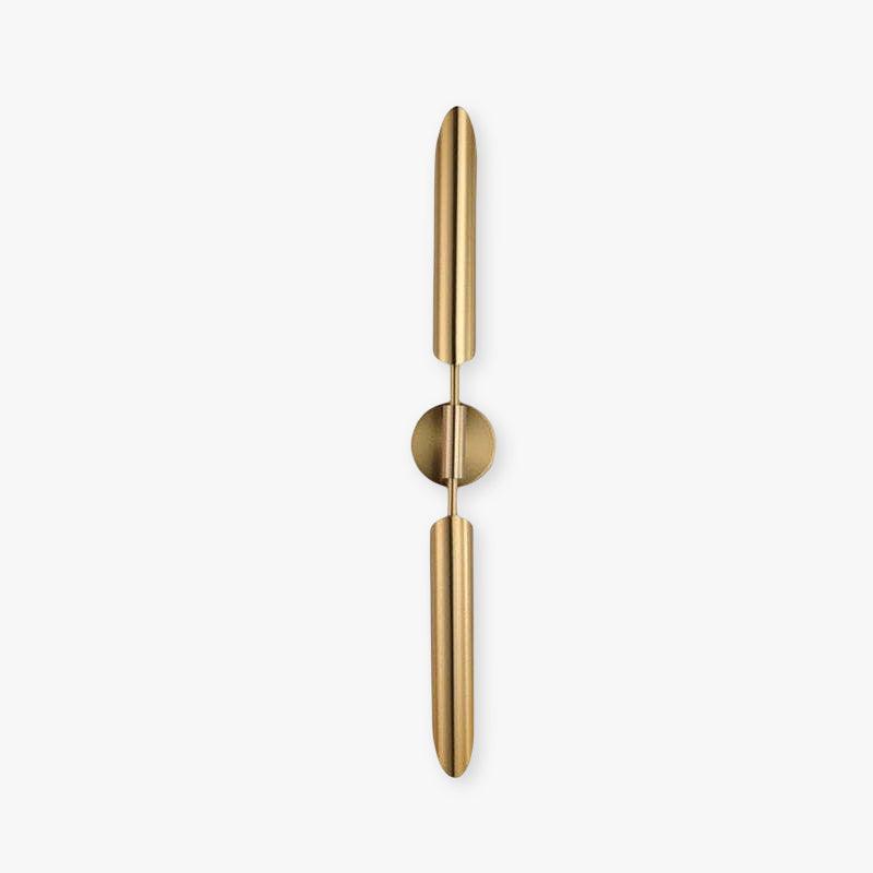 Zorva Wall Lamp Luxury Double-head Golden Scabbard-Neutral Decor