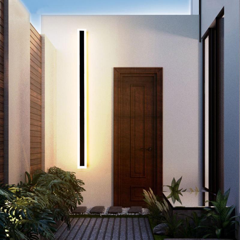 Virex Linear Outdoor Wall Lamp-Neutral Decor