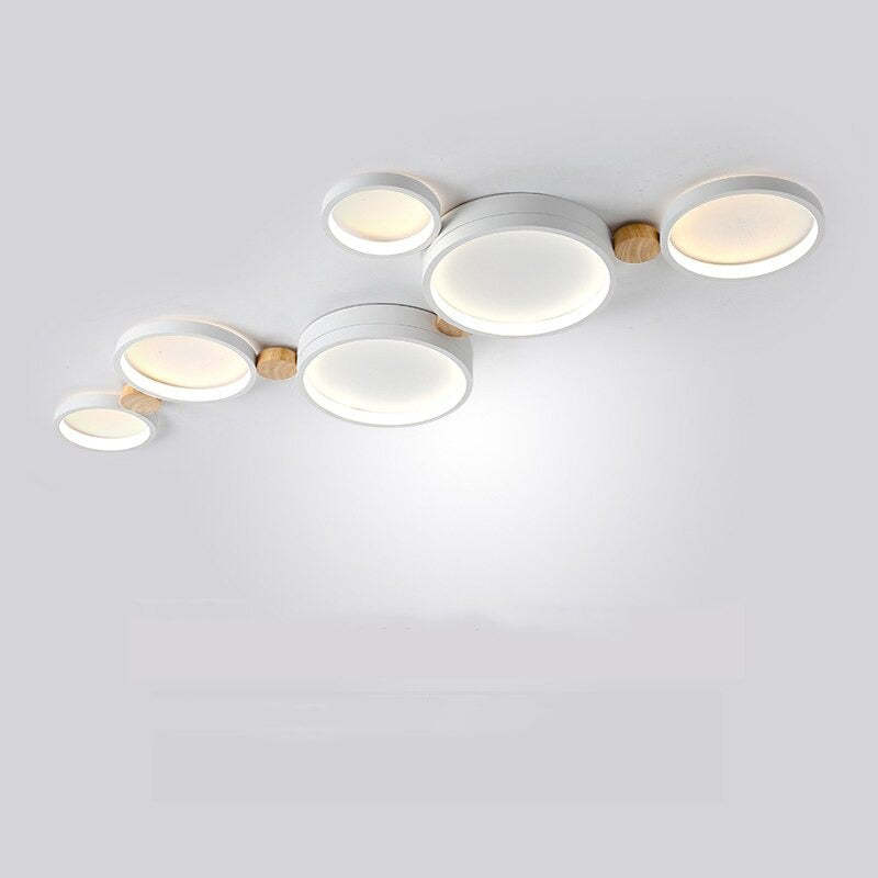 Famitok Round Flush Mount Ceiling Light 3 Colour 3/4/5/6/7 Heads
