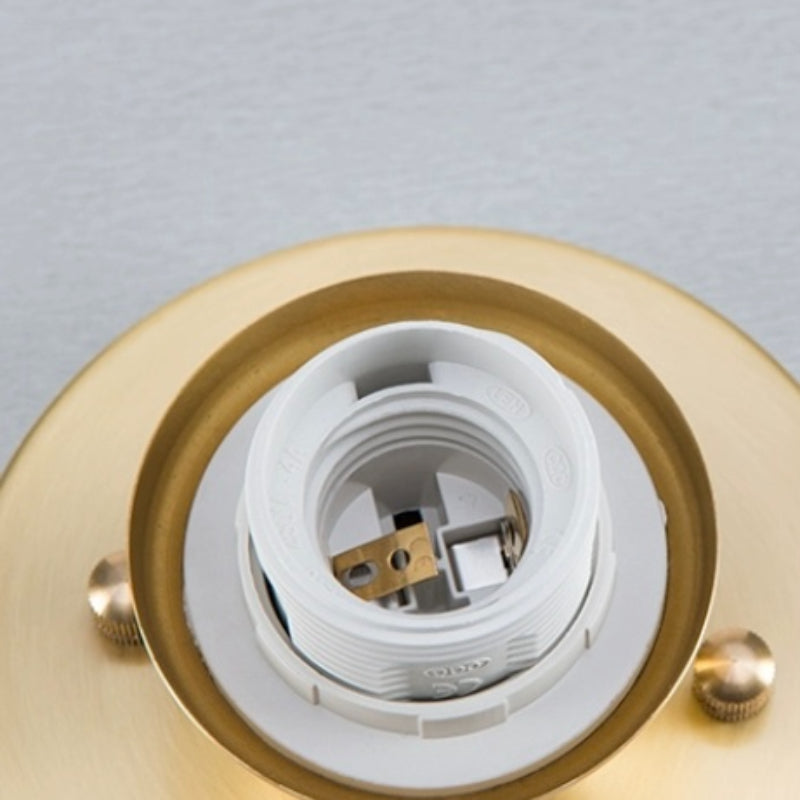 Ciborosu Retro Metal Flush Mount Ceiling Light Brass