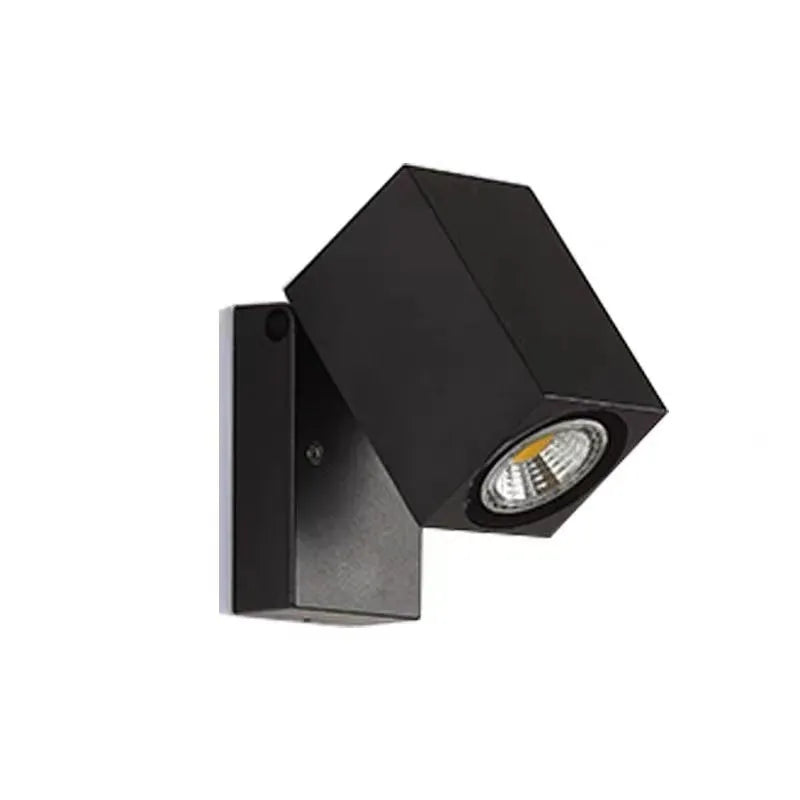 Lyris Wall Lamp Modern Outdoor Rotatable Spotlight Black-Neutral Decor