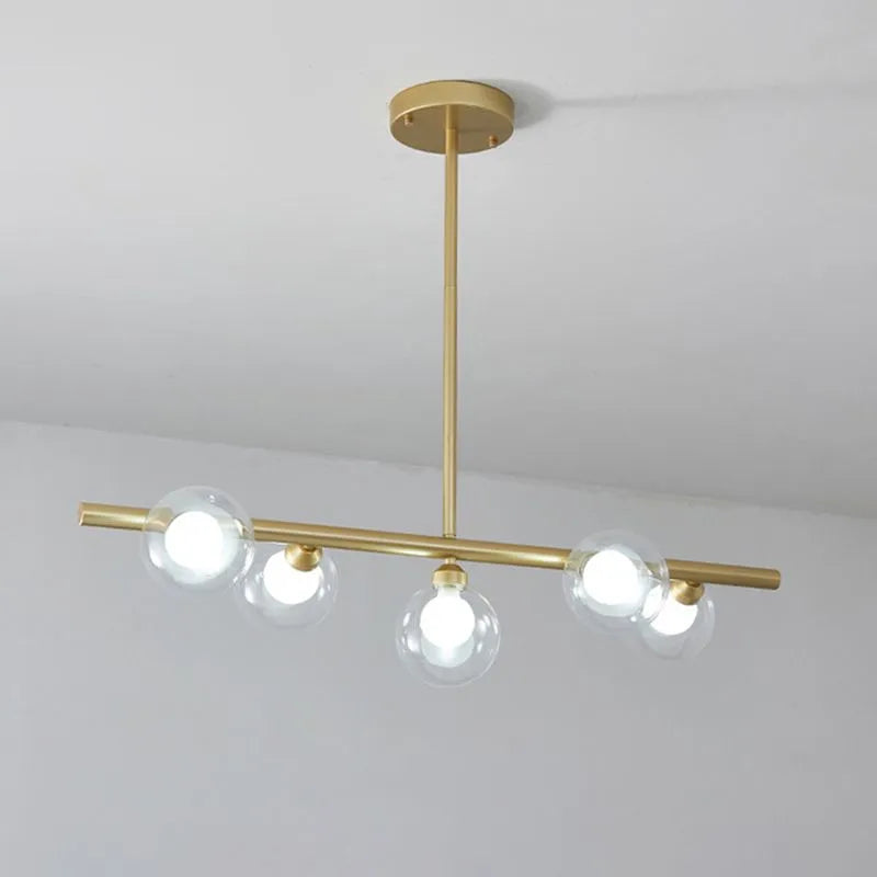 Lumirel Pendant Light Linear Bubble Glass-Neutral Decor