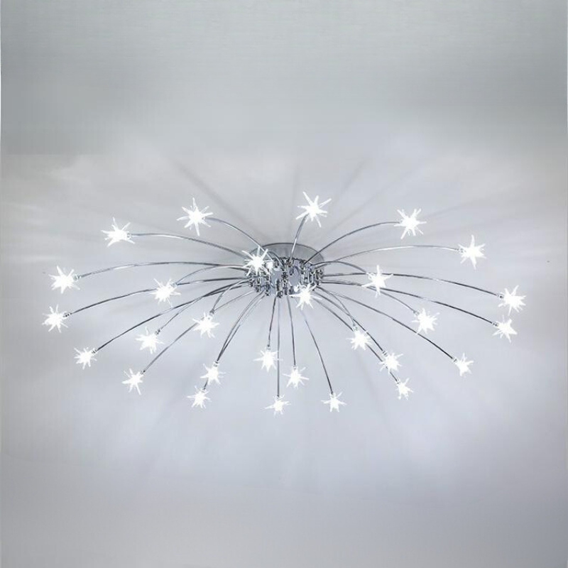 Riteluru Art Deco Starry Flush Mount Ceiling Light
