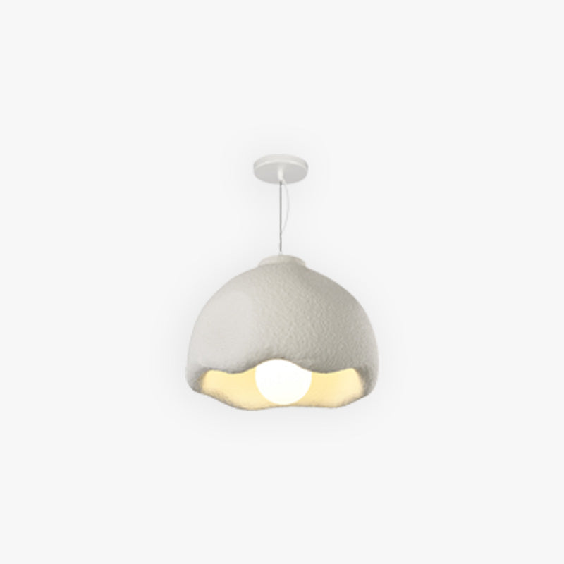Lapison Flower Shape Pendant Light, White, Living Room, Bedroom