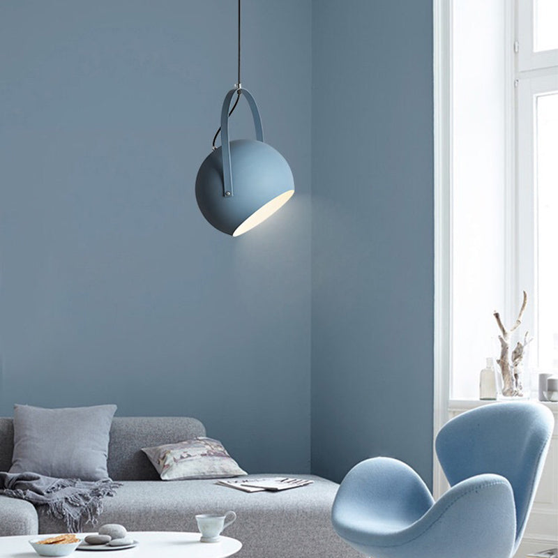 Gukugod Colorful Art Deco Pendant Light, Spherical, Bedroom