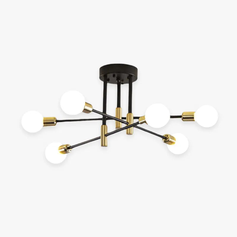 Bori Retro Satellite Shape Ceiling Light-Neutral Decor