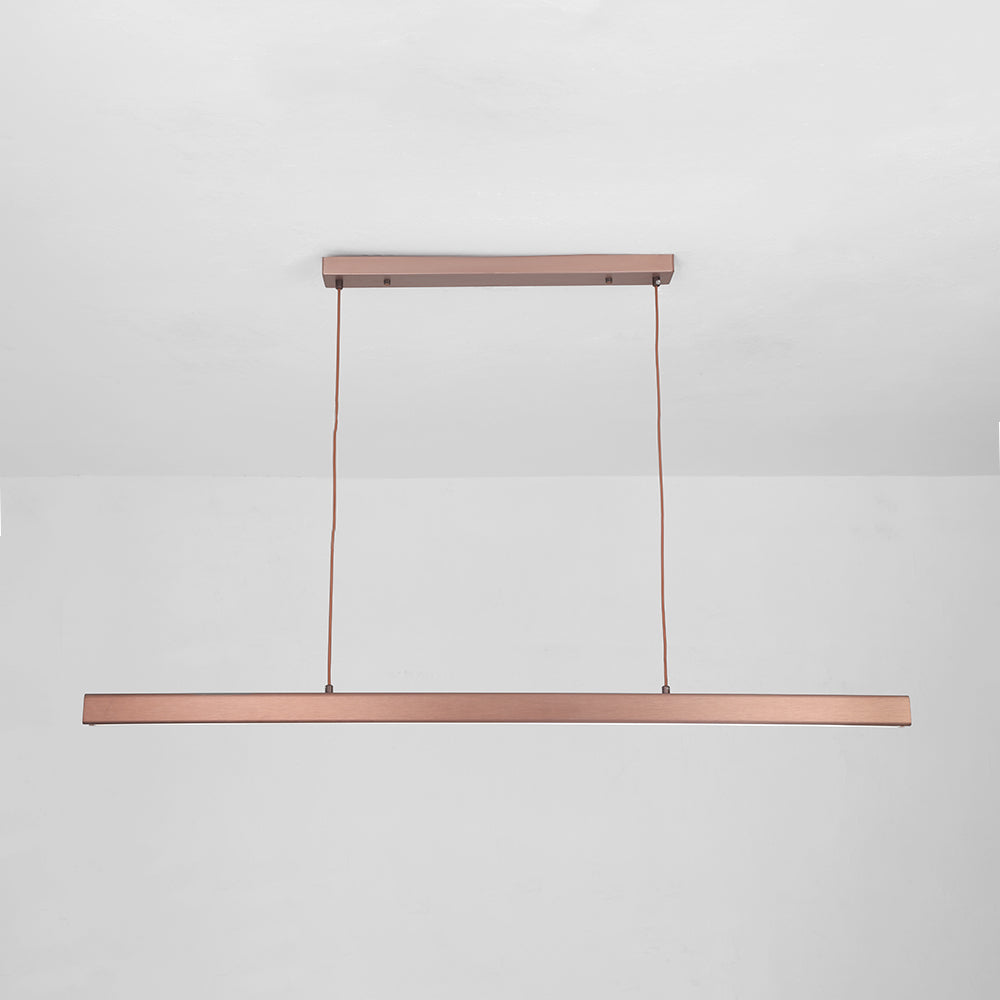 Lerin Modern Linear LED Pendant Light Black/Brown-Neutral Decor
