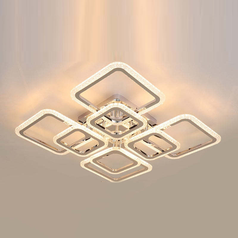 Kemukod Modern Square Flush Mount Ceiling Light